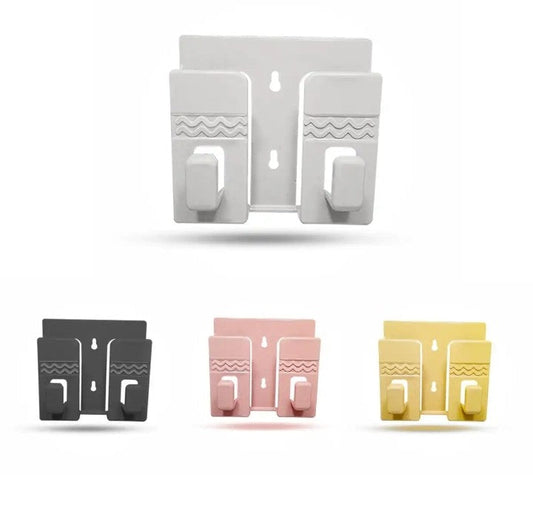 Pack of 4 Wall Mounted Universal Mobile Phone Holder for Charging Random Colors