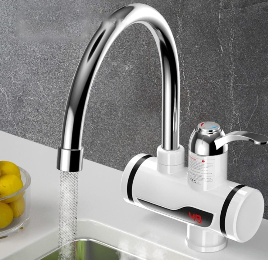 Instant 360° Electric Water Heating Tap For Kitchens And Bathrooms | Shock-proof Design | Digital Temp° Display | Hot And Cold Water